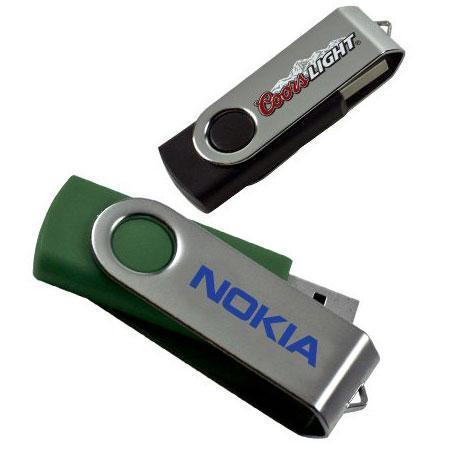 Afgang til bleg indkomst Twist USB Flash Drive – Memory Suppliers